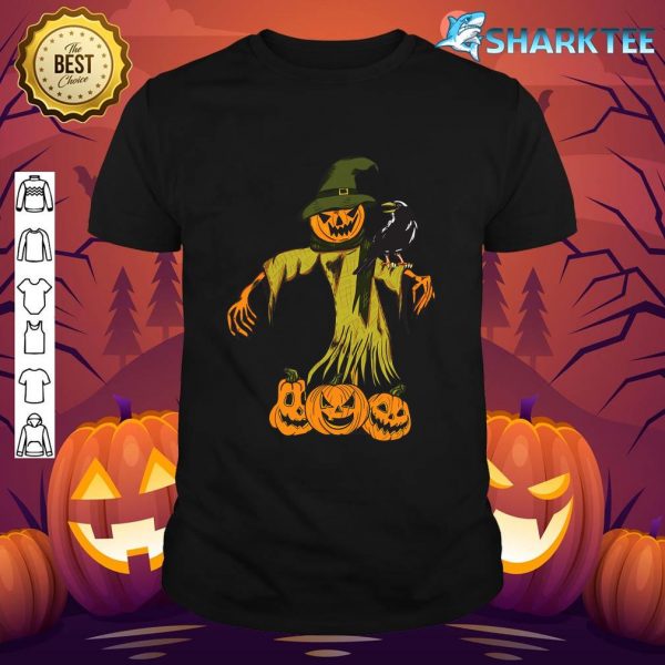 Halloween Spooky Halloween Pumpkin Face Scary Ghost T-Shirt