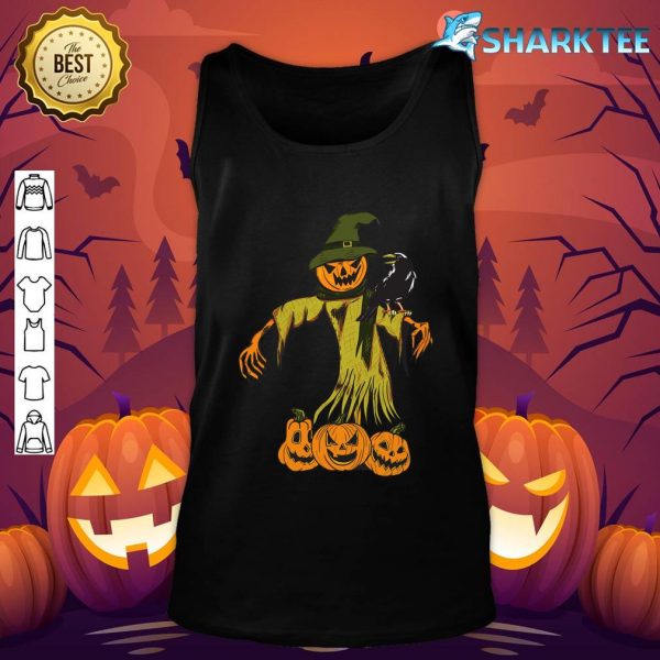 Halloween Spooky Halloween Pumpkin Face Scary Ghost Tank top
