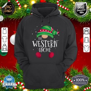 Western Gnome Family Matching Christmas Pajamas Premium hoodie