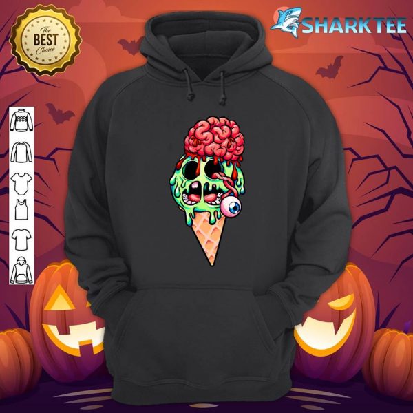 Scary Halloween Costume Ice Cream hoodie