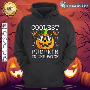 Coolest Pumpkin In The Patch Halloween For Toddler Boys Kids hoodie