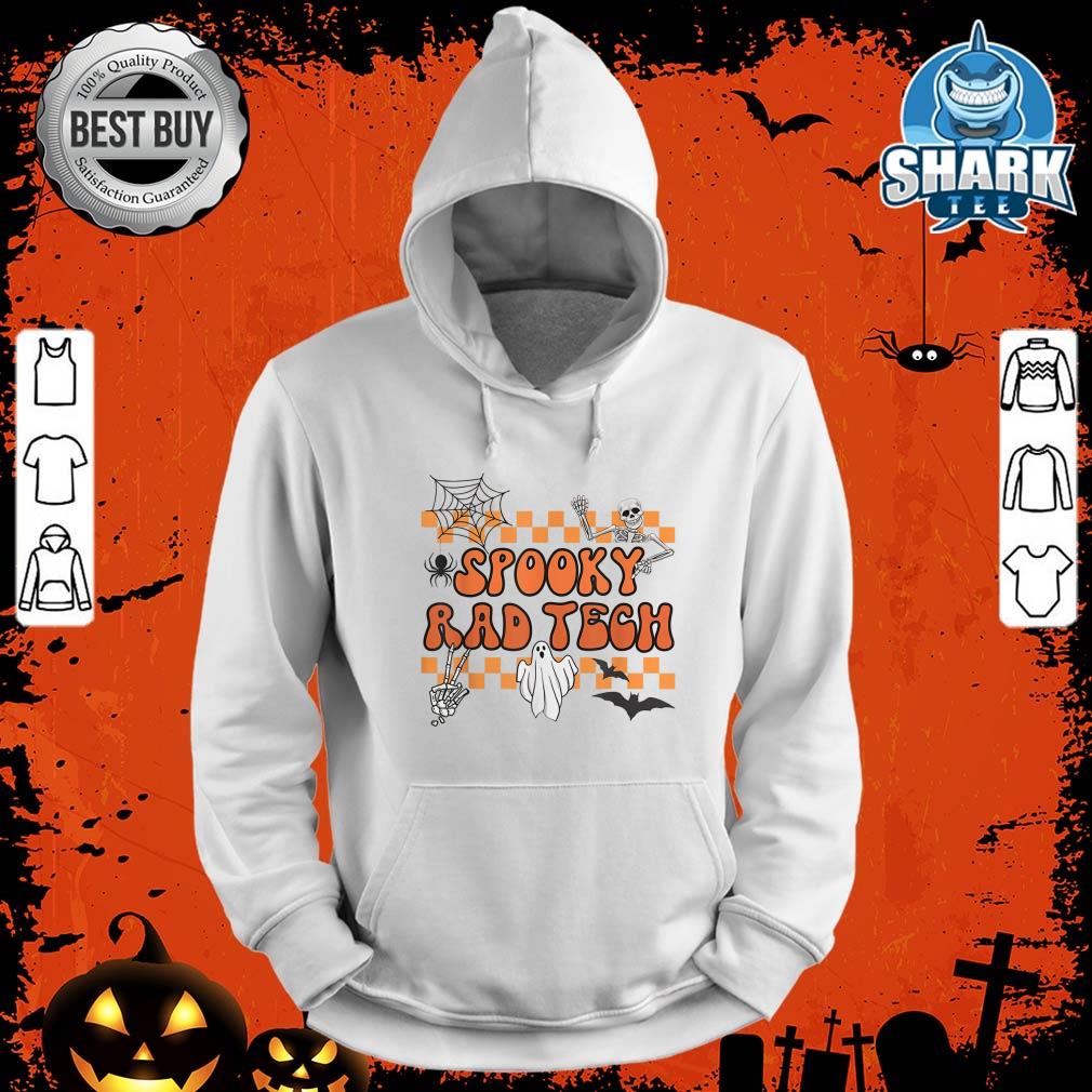 Groovy Spooky Rad Tech Retro Radiologist Halloween XRay Tech hoodie