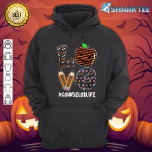 LOVE Counselor Life Witch Pumpkin Spooky Halloween Vibes hoodie