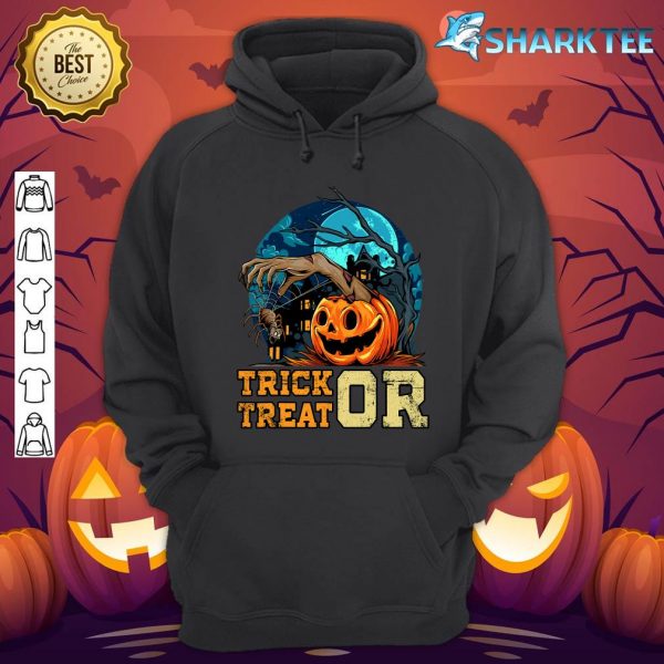Vintage Retro Halloween, Scary Pumpkin, Trick Or Treat hoodie