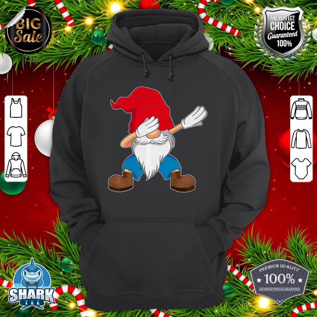 Dabbing Gnome Christmas Family Matching Novelty Premium Hoodie