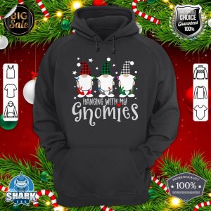 Funny Christmas Gnome Hanging With My Gnomies Men Women Kids hoodie