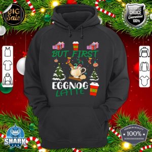 I would Like an Eggnog Latte For Christmas and Halloween Premium hoodie