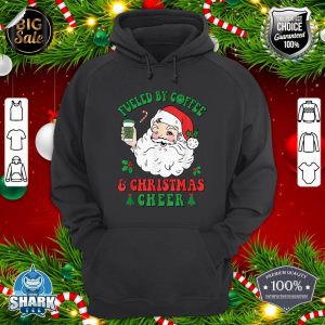 Groovy Christmas Coffee Fueled By Coffee & Christmas Cheer hoodie