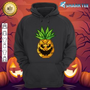 Pineapple creepy pumpkin halloween hoodie