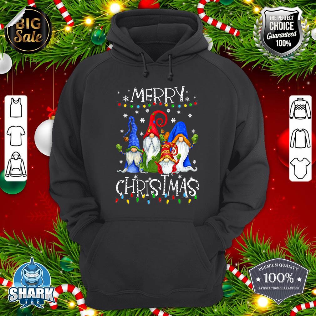 Merry Christmas Shirt Gnome Funny Family Xmas Kids Adults hoodie