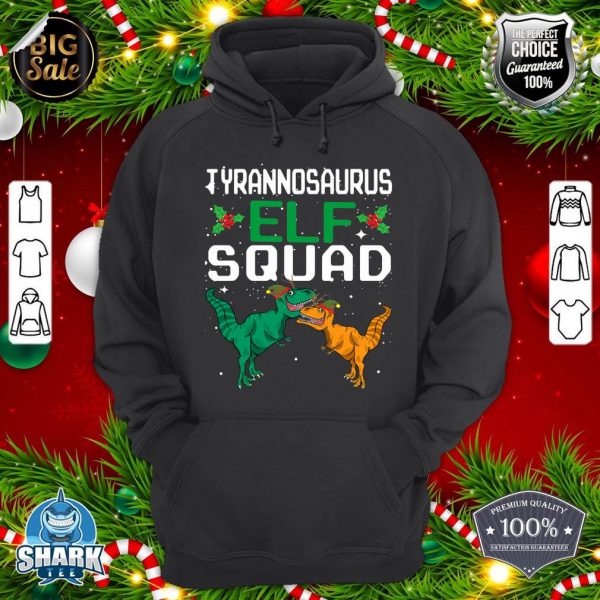 TRex Elf Squad T Rex Dinosaur Matching Family Christmas Xmas hoodie