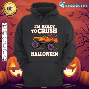 I'm Ready to Crush Monster Truck Candy Halloween Boy Kids Hoodie
