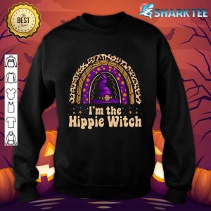 Im the Hippie Witch Girls Women Halloween Matching Sweatshirt