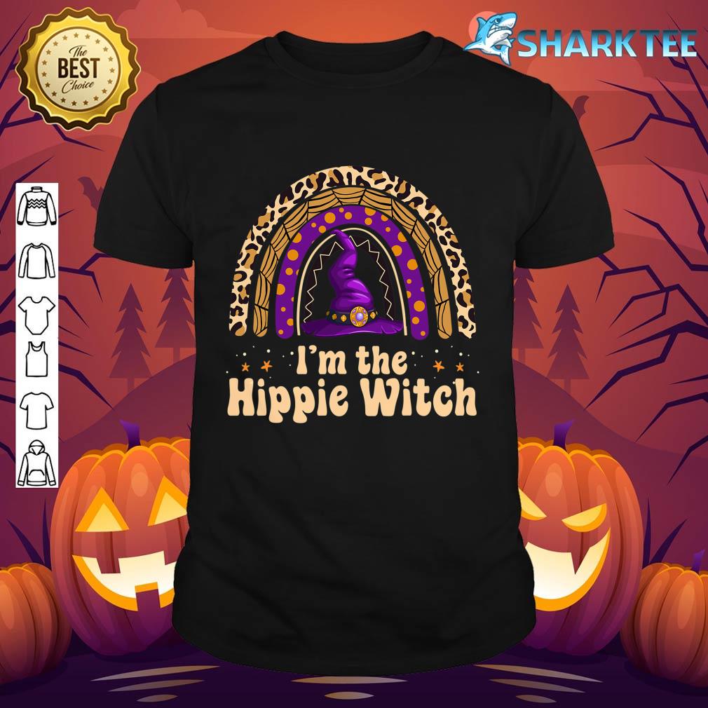 Im the Hippie Witch Girls Women Halloween Matching T-Shirt
