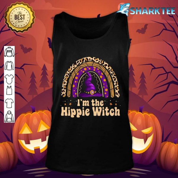 Im the Hippie Witch Girls Women Halloween Matching Tank top