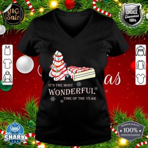 It's The Most Wonderful Time Of The Year Debbie Christmas V-neck