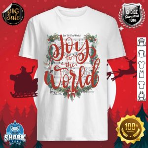 Joy-To-The-World Christian Christmas Jesus Birth Music Xmas T-Shirt