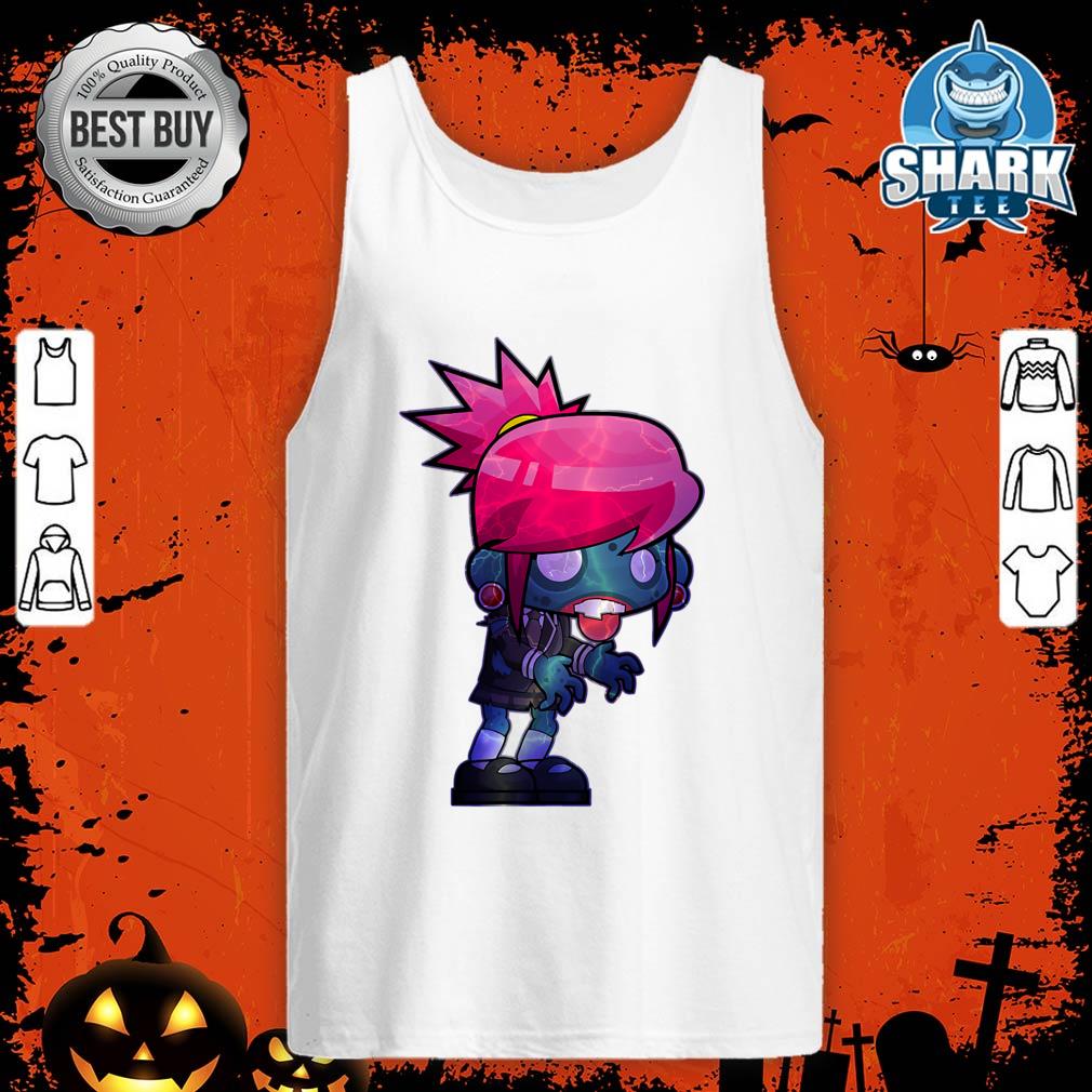 Lost Zombie Girl With Pink Hair - Halloween Tank top