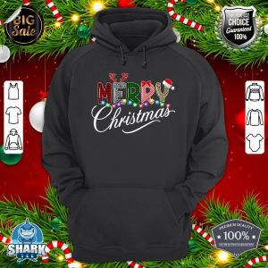 Merry Christmas Leopard Buffalo Red Plaid For Men Women Hoodie