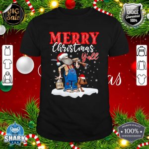 Merry Christmas Y'all Country Christmas In The Mountains T-Shirt