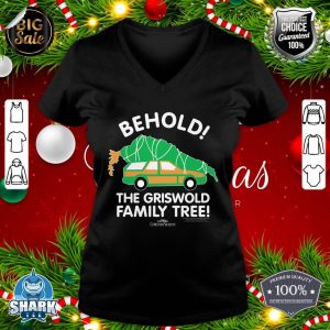 National Lampoon's Christmas Vacation Behold The Family Tree V-neck