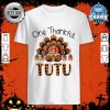 One Thankful Turkey Tutu Plaid Grandma T-Shirt