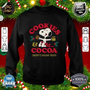 Peanuts Christmas Cookies Cocoa Sweatshirt