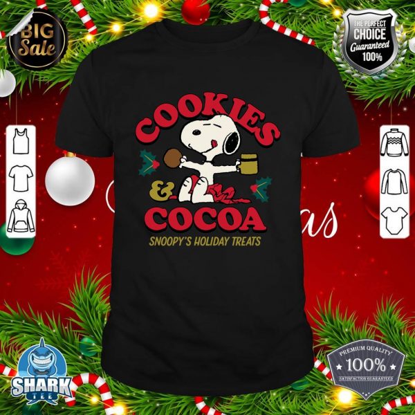 Peanuts Christmas Cookies Cocoa T-Shirt