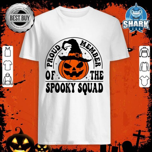 Proud Member Of The Spooky Squad Spooky Season Halloween T-Shirt
