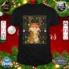 Ugly Xmas Sweater Style Lighting Gopher Christmas Premium T-Shirt