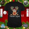 Teacher Squad Reindeer Funny Teacher Christmas Xmas T-Shirt