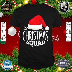 Christmas Squad Family Group Matching Christmas Pajama Party shirt