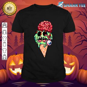 Scary Halloween Costume Ice Cream shirt