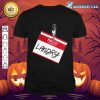 Hello My Name Is LANDRY Funny Halloween Name Tag Custome T-Shirt