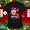 Christmas Dabbing Santa Claus Xmas Lights Gifts Boys Kids T-Shirt