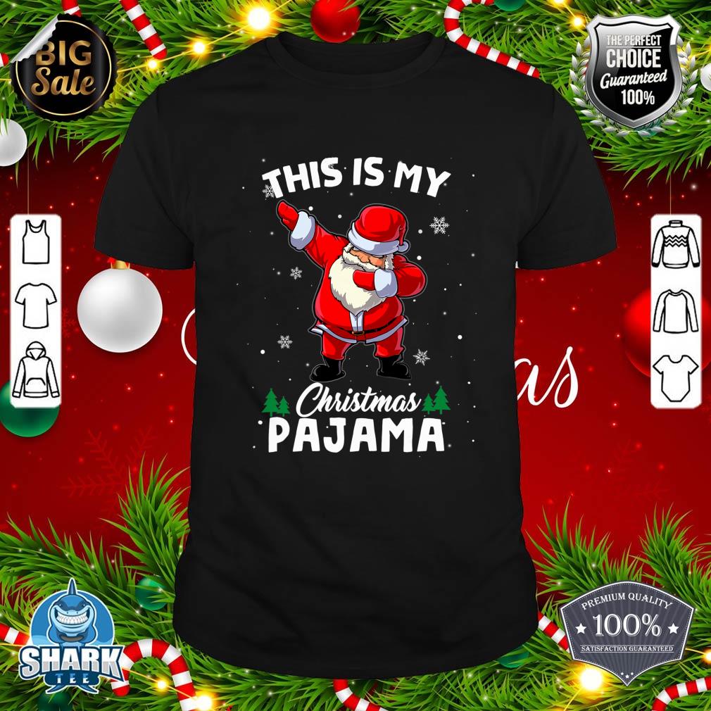 Christmas Santa Claus Ice Hockey Gifts Boys Men Kids Teens T-Shirt 