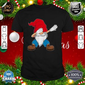 Dabbing Gnome Christmas Family Matching Novelty Premium T-Shirt