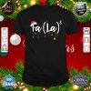 FA (LA)8 Funny Christmas Santa Fa La Math Gift T-Shirt