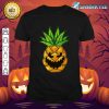 Pineapple creepy pumpkin halloween shirt