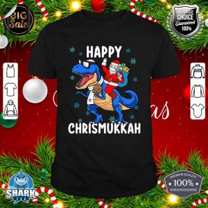 Happy Chrismukkah Funny Hanukkah Christmas Jewish Xmas Kids T-Shirt