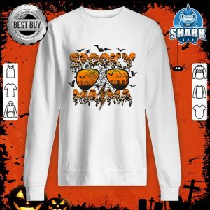Spooky Mama With Spiders, Sunglasses Halloween Costume Women Sweatshirt