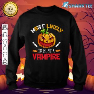 Spooky Pumpkin Costume Funny Family Halloween Matching Premium Sweatshirt