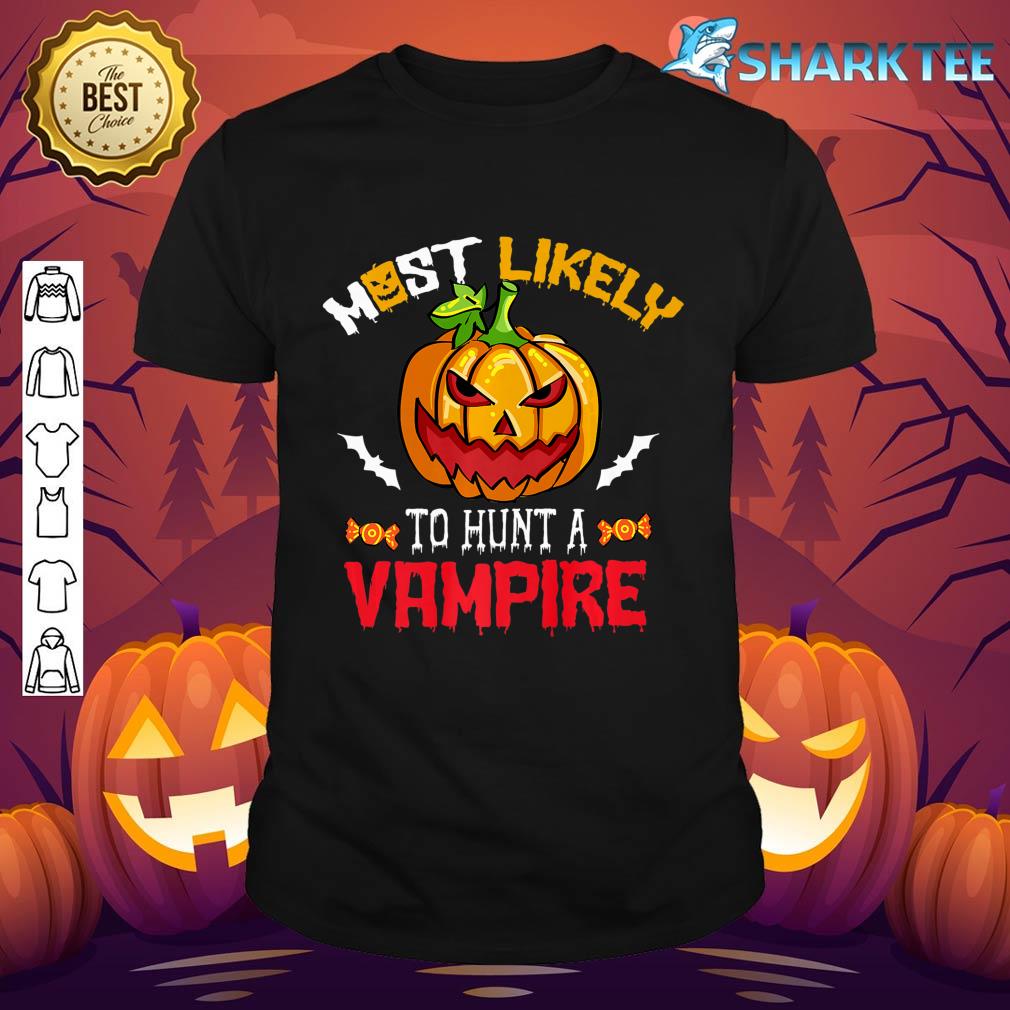 Spooky Pumpkin Costume Funny Family Halloween Matching Premium T-Shirt