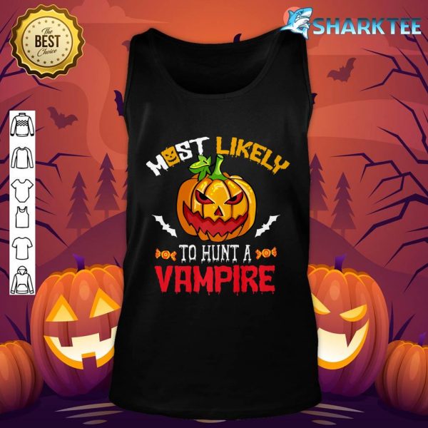 Spooky Pumpkin Costume Funny Family Halloween Matching Premium Tank top