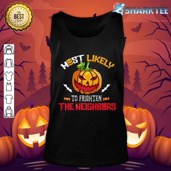 Spooky Pumpkin Funny Family Halloween Matching Costume Kids Premium Tank top