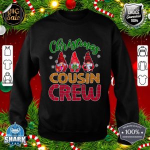 Cousin Crew Cute Xmas Gnome Party Pajama PJ Matching Premium sweatshirt