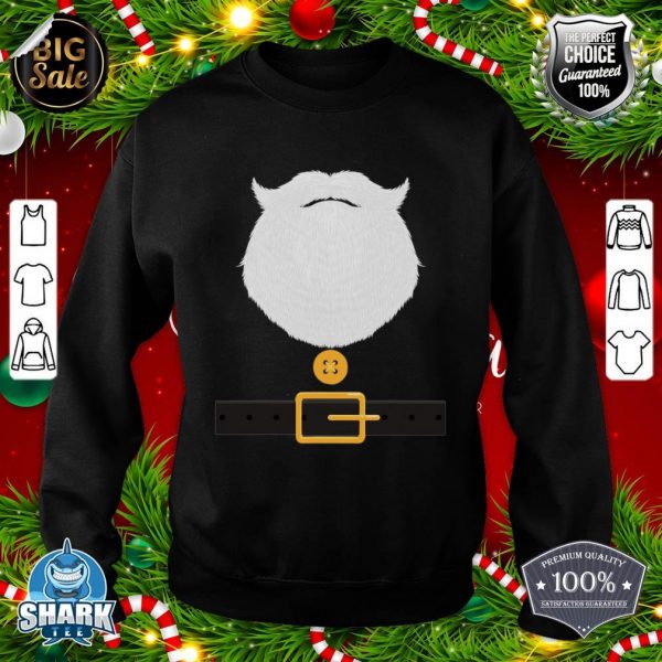 Santa Claus Costume Beard Christmas Pajama Funny Gifts Men sweatshirt