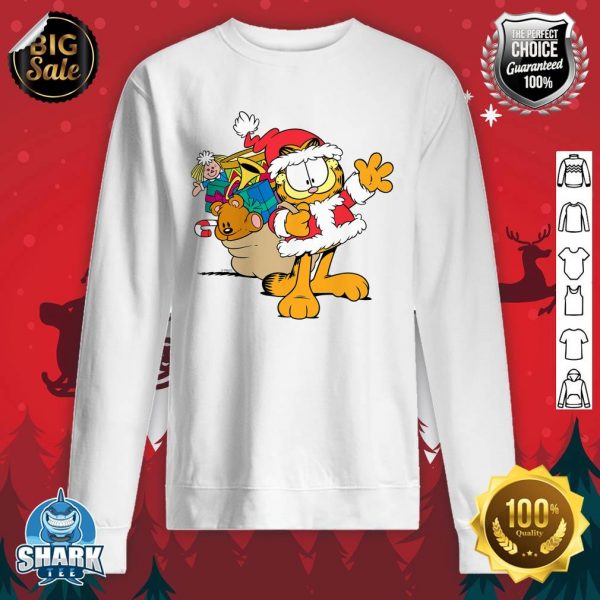 Garfield Santa with Gifts sweatshirt