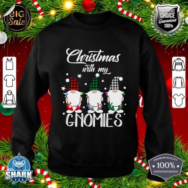 Gnome Family Christmas Shirts for Women Men - Buffalo Plaid sweatshirt