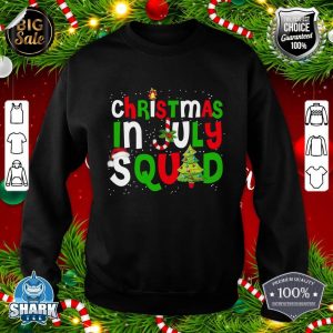 Christmas In July Squad Funny Summer Xmas Men Women Kids sweatshirt